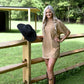 Studded Boot Stitch Tshirt Dress - She Chester