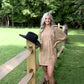 Studded Boot Stitch Tshirt Dress - She Chester