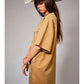 Studded Boot Stitch Tshirt Dress - She Chester