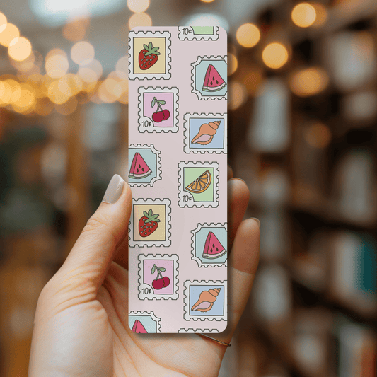 Summer Fruit Stamps Bookmark   - She Chester