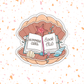 Summer Girl Book Club Vinyl Sticker – Summer Book Lover : 2.5" - She Chester