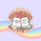 Summer Girl Book Club Vinyl Sticker – Summer Book Lover : 2.5" - She Chester