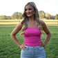 Summer Lovin Pink Bandeau Top - She Chester