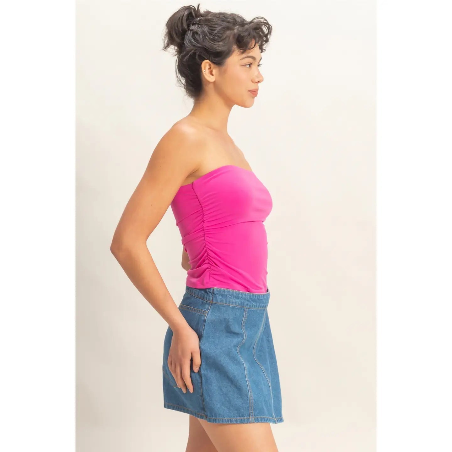 Summer Lovin Pink Bandeau Top - She Chester