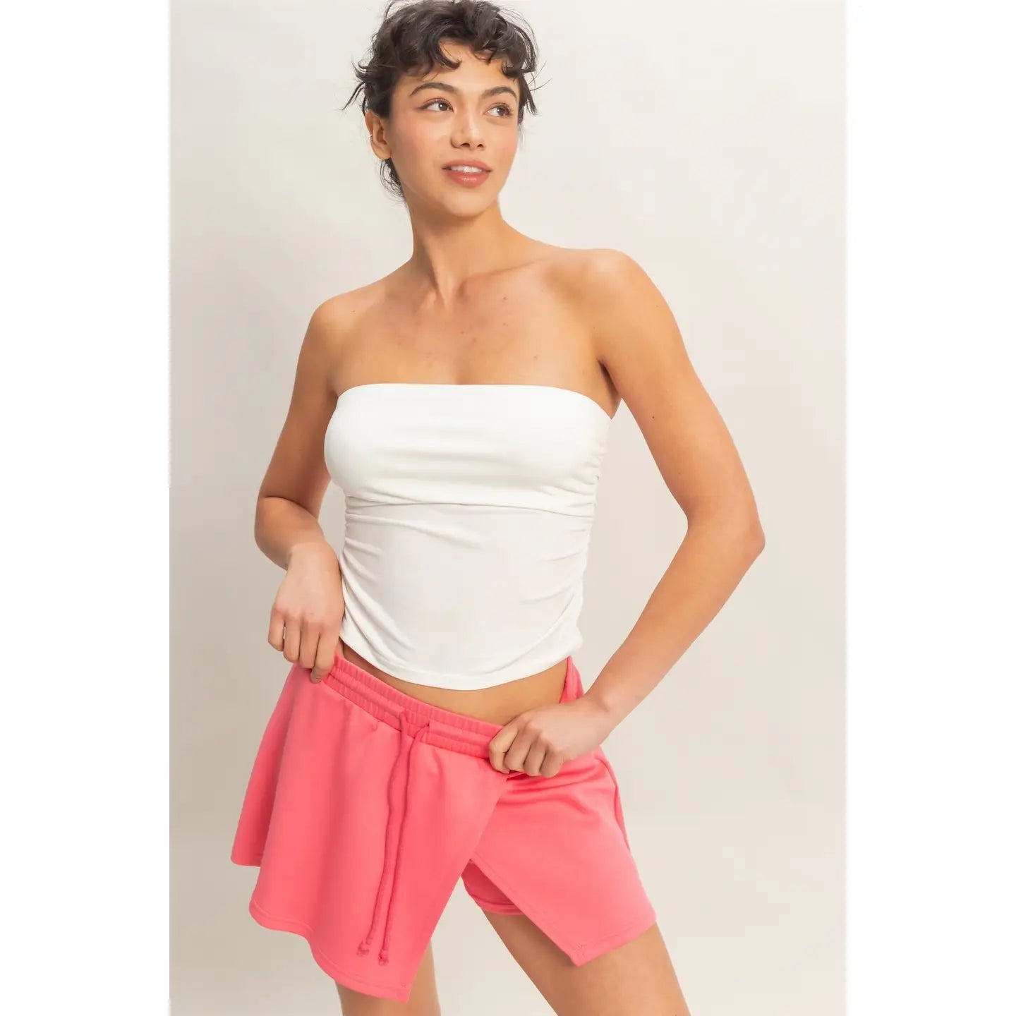 Summer Lovin White Bandeau Top - She Chester