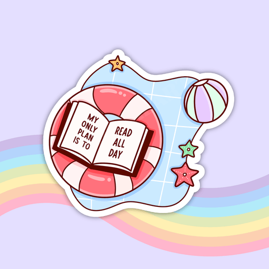 Summer Plans Vinyl Sticker – Summer Book Lover: 2.5" - She Chester