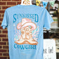 Sunkissed Cowgirl Mineral Wash Tee - She Chester