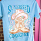 Sunkissed Cowgirl Mineral Wash Tee - She Chester