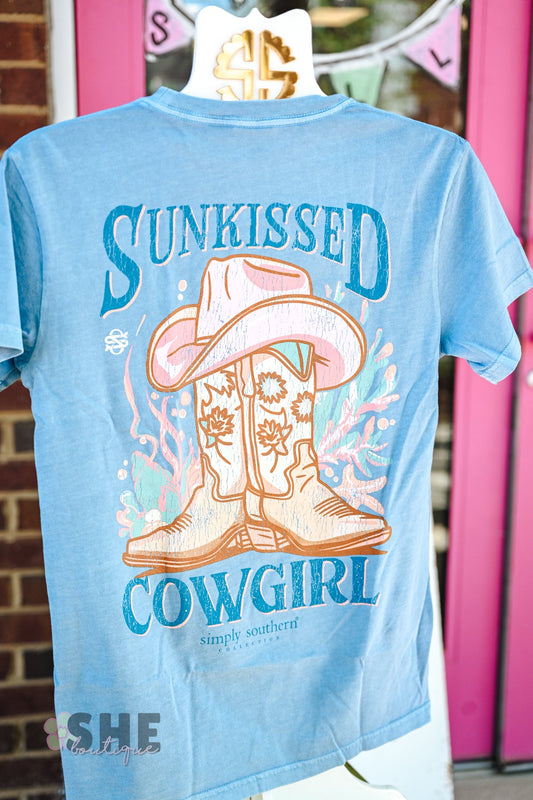 Sunkissed Cowgirl Mineral Wash Tee - She Chester