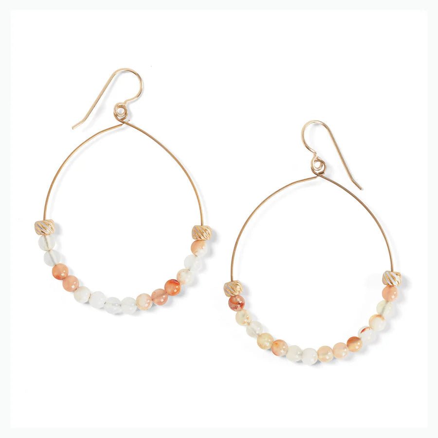 Sunset Cove Beaded Earrings - JA9369 - She Chester