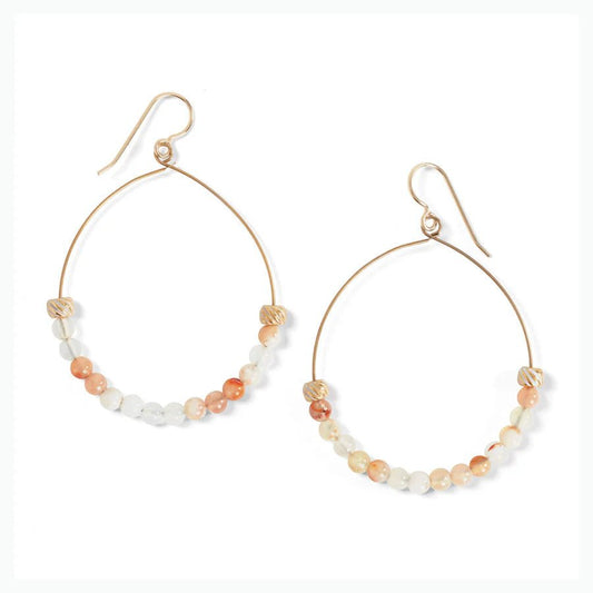 Sunset Cove Beaded Earrings - JA9369 - She Chester