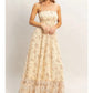 Sunset Dreams Buff Yellow Floral Maxi - She Chester