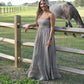 Sunset Dreams Taupe Maxi Dress - She Chester
