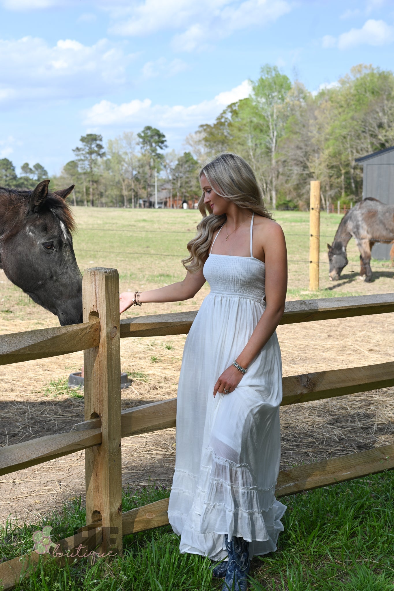 Sunset Dreams White Maxi Dress - She Chester