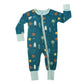 Surfs Up Bamboo Convertible Footie Romper - She Chester