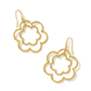 Susie Open Frame Gold Earring - She Chester