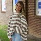 Sweet Cream Coffee Oversized Top - She Chester