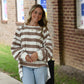 Sweet Cream Coffee Oversized Top - She Chester