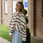 Sweet Cream Coffee Oversized Top - She Chester
