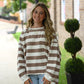 Sweet Cream Coffee Oversized Top - She Chester