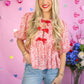 Sweet Heart Bow Top - She Chester