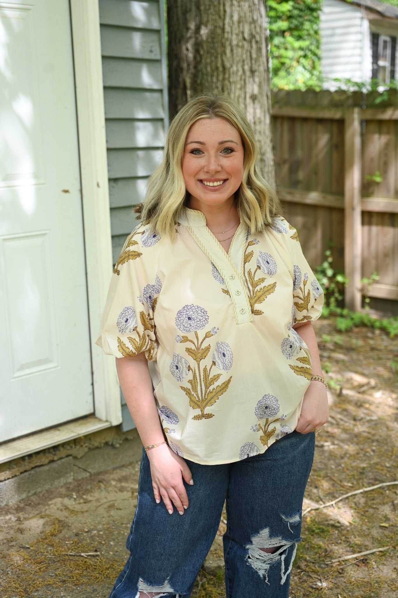 Sweet Like Honey Blouse - She Chester