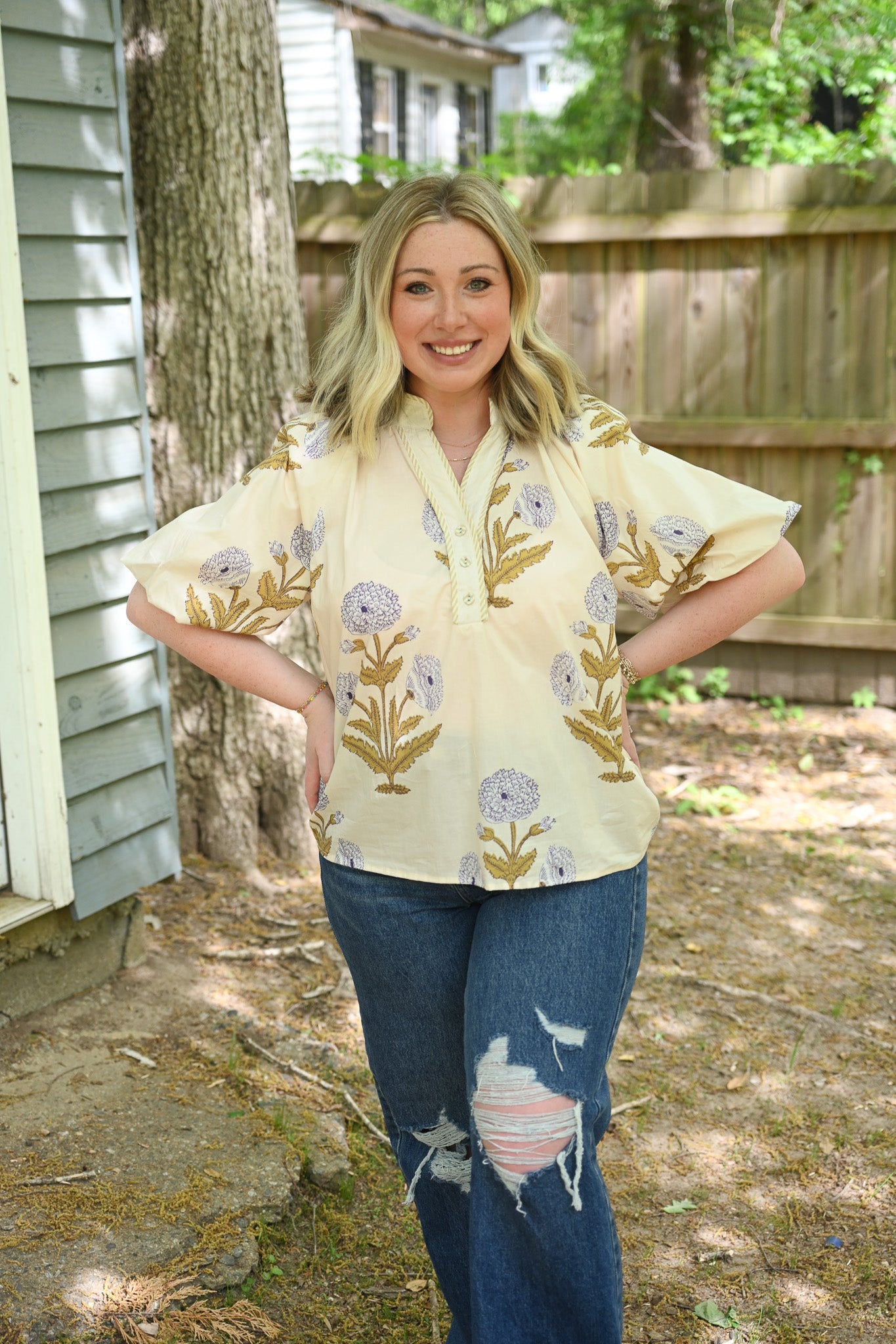 Sweet Like Honey Blouse - She Chester