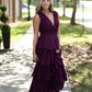 Sweet Moments Burgundy Maxi Dress - She Chester