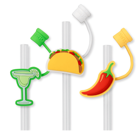 Taco Night Straw Topper Set - She Chester