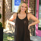 Tara Chocolate SS Romper - She Chester