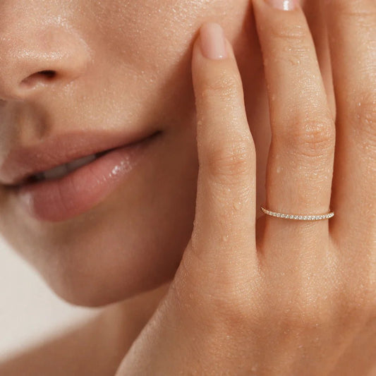 Tara Dainty Eternity Band Ring - She Chester