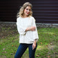 Taupe Lillies Top - She Chester