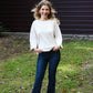 Taupe Lillies Top - She Chester