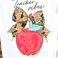 Teacher Vibes Camo Apple Tee - She Chester