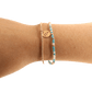 Teal Breeze Sprinkle Bracelet: Standard 6.75 inch - She Chester