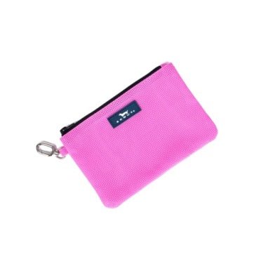 THE CARLY POUCH RED VIOLET WOVEN - She Chester