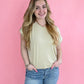 The Pier Tee - Pale Moss - She Chester