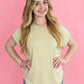 The Pier Tee - Pale Moss - She Chester