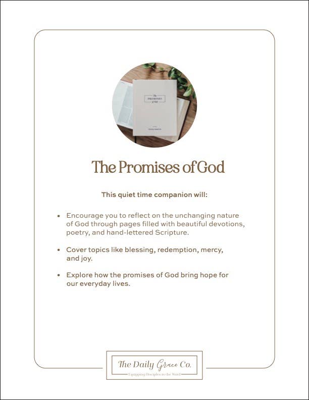 The Promises of God | Coffee Table Book - She Chester