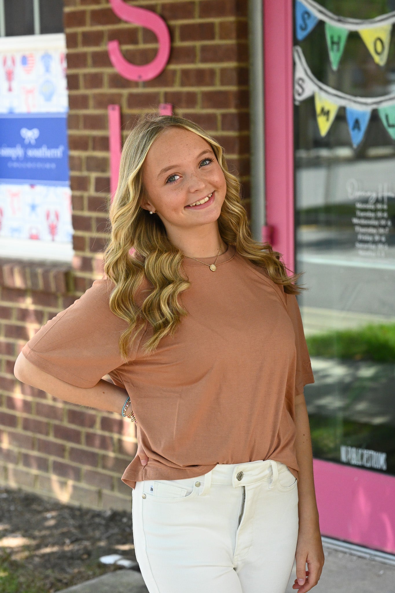 Tina Mocha SS Tee - She Chester