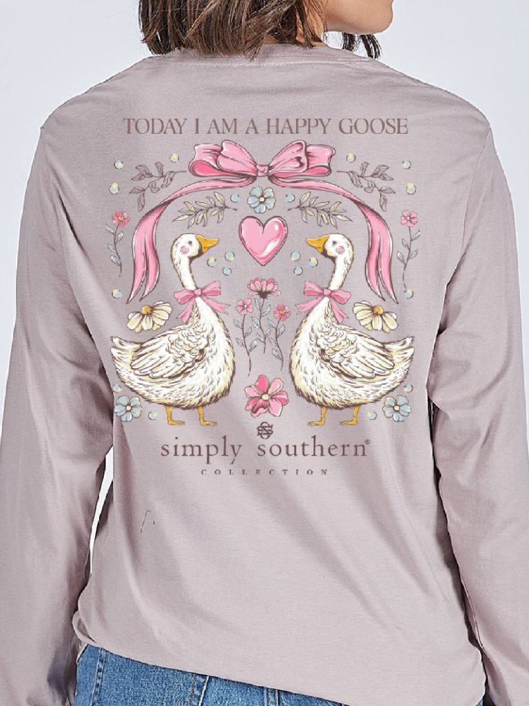 Today I am a Happy Goose LS Tee - She Chester