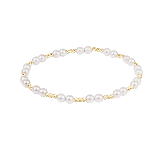 Together Pearl 4mm Bracelet - She Chester