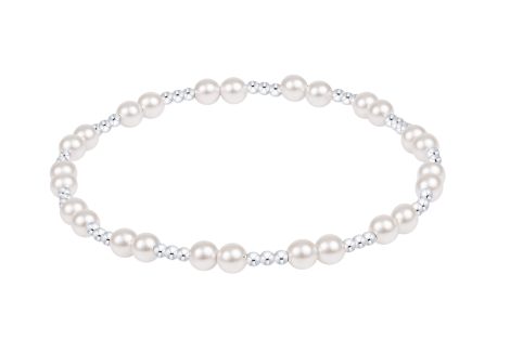 Together Pearl 4mm Sterling Bracelet - She Chester