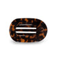 Tortoise Medium Round Flat Hair Clip - She Chester