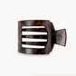 Tortoise Small Square Flat Hair Clip - She Chester