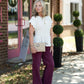 Travel Day Cream Top - She Chester