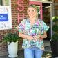 Tropic Thunder Blouse - She Chester