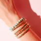 Turquoise Gemstone Bracelet: Standard 6.75 inch - She Chester