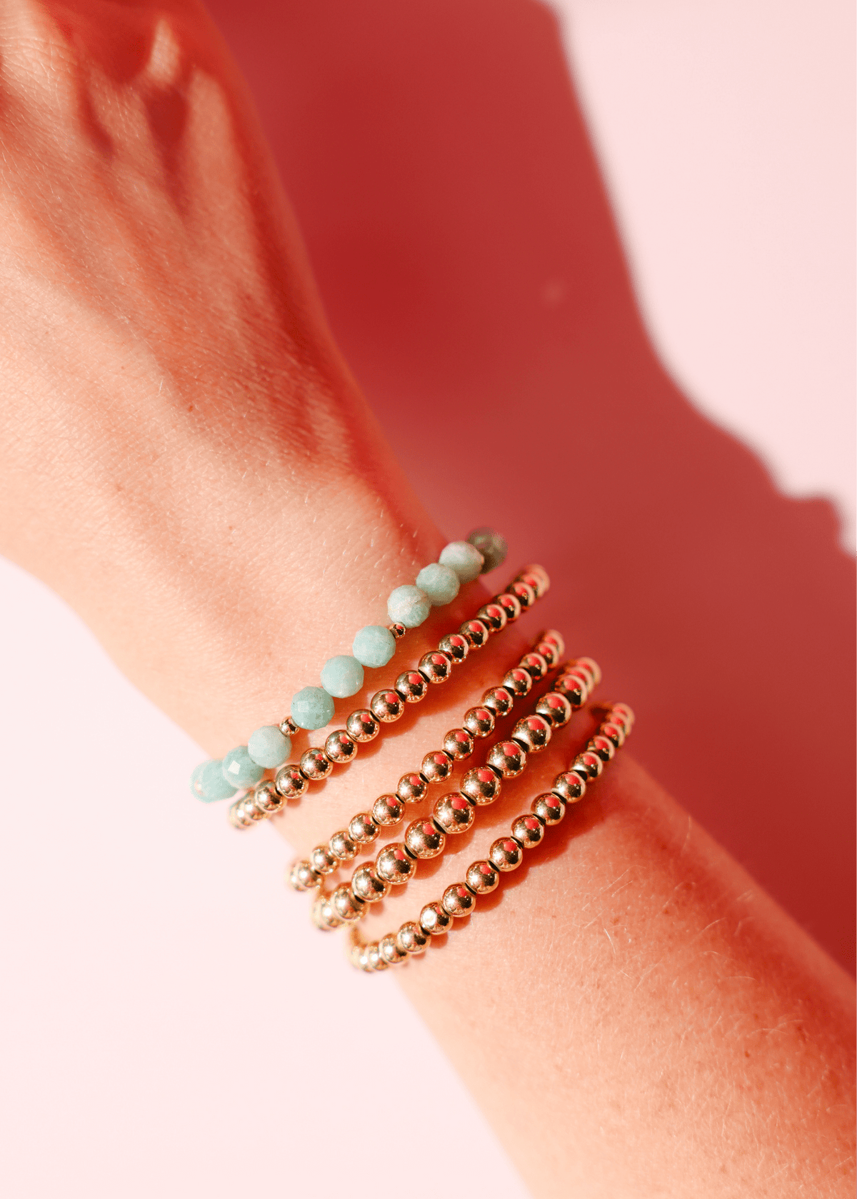Turquoise Gemstone Bracelet: Standard 6.75 inch - She Chester