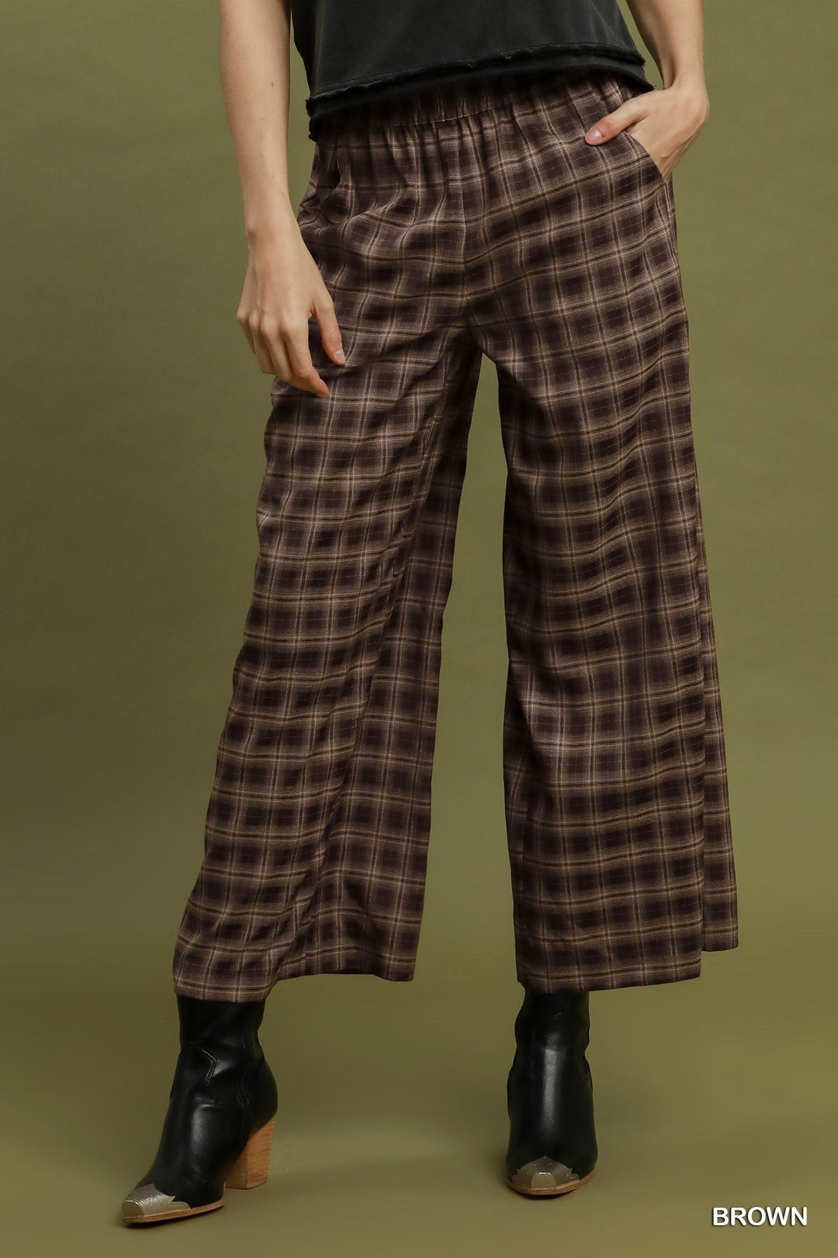Twila Plaid Pants - She Chester